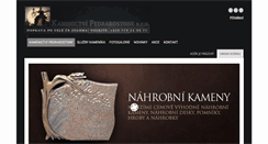 Desktop Screenshot of nahrobnikameny.cz
